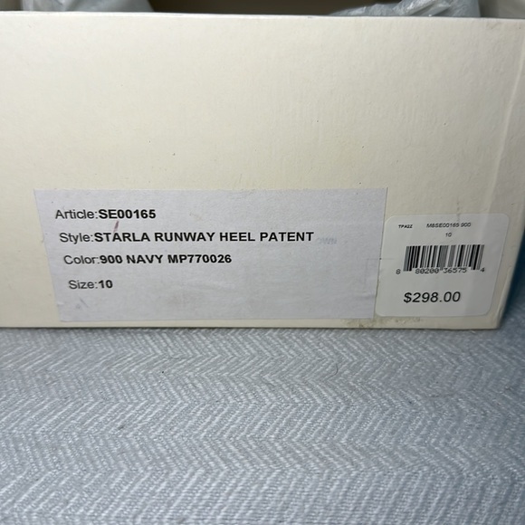 Tommy Hilfiger Starla Navy Heel Size 10 - Picture 5 of 6